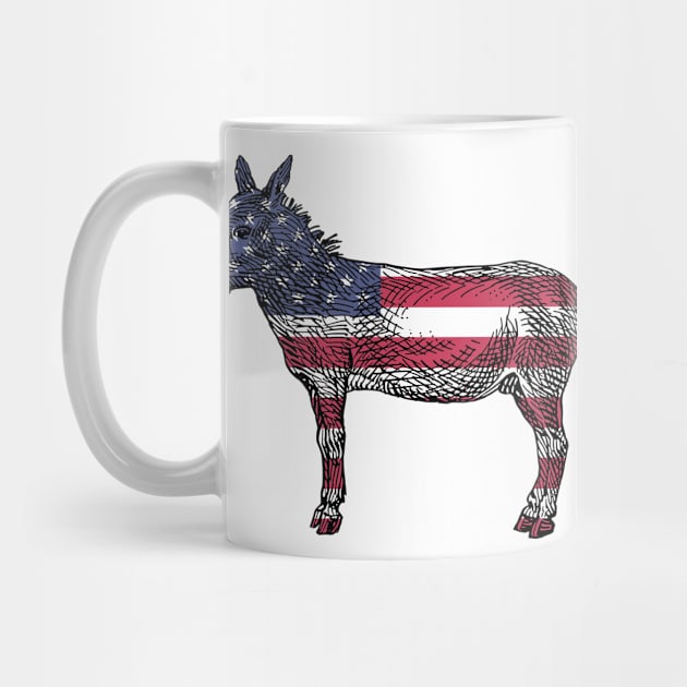 US Elections Democrats Symbol by Sanu Designs